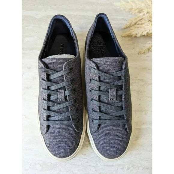 NIB Vince Heaton Women's Blue Coastal Fabric Sneaker Size 6.5 M (MSRP $230) - Picture 4 of 8